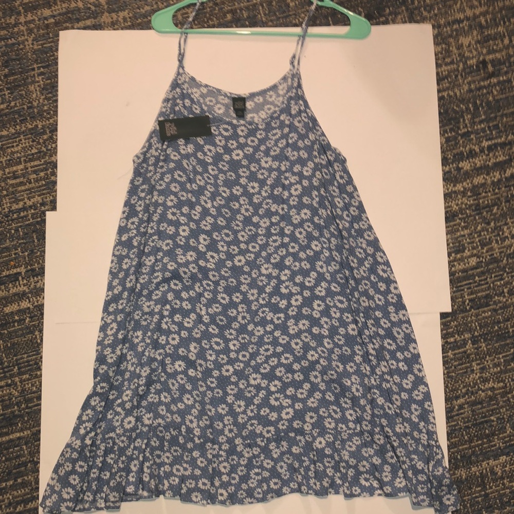 Blue floral Sundress size 2x nwt